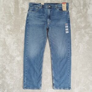 Levi's 505 Regular Fit Men's Blue Straight Leg Jeans Size 40 x 30 Classic